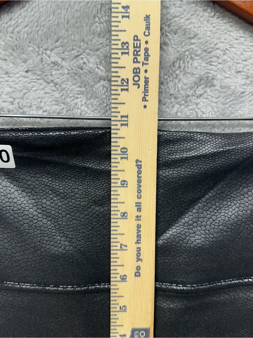 Spanx Faux Leather Leggings Black High Rise Skinny Women’s Large - Picture 5 of 7